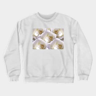 3d rendering White Rose Crewneck Sweatshirt